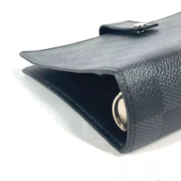 LOUIS VUITTON R20242 Damier Graphite Agenda MM stationery Notebook cover - Picture 2 of 14